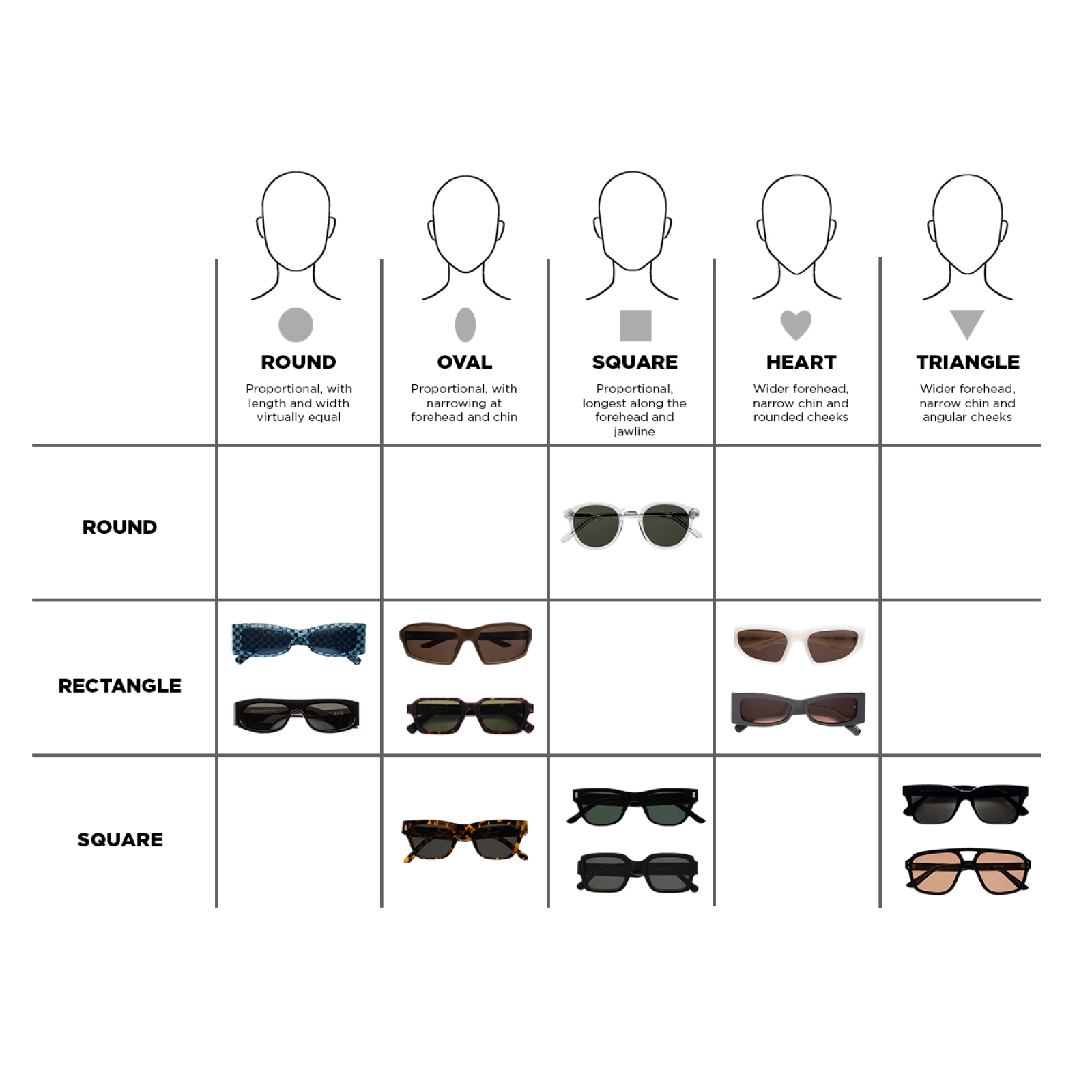 NELSON SOLID LENS SUNGLASSES