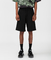 Wide Leg Pleated Shorts