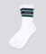 Serif Logo Striped Socks