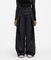 Wide Leg Pinstripe Pleated Pants