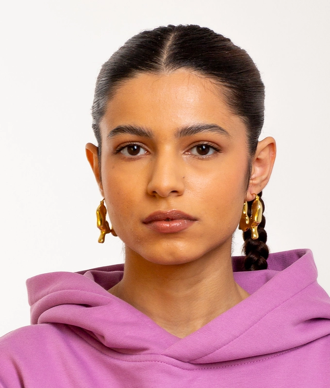 Extra Drippy Hoop Earrings