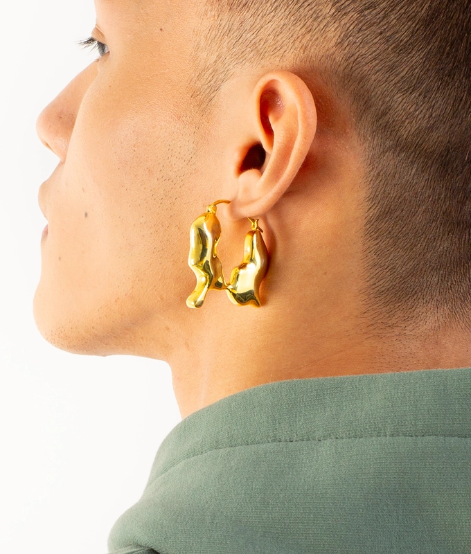 Extra Drippy Hoop Earrings