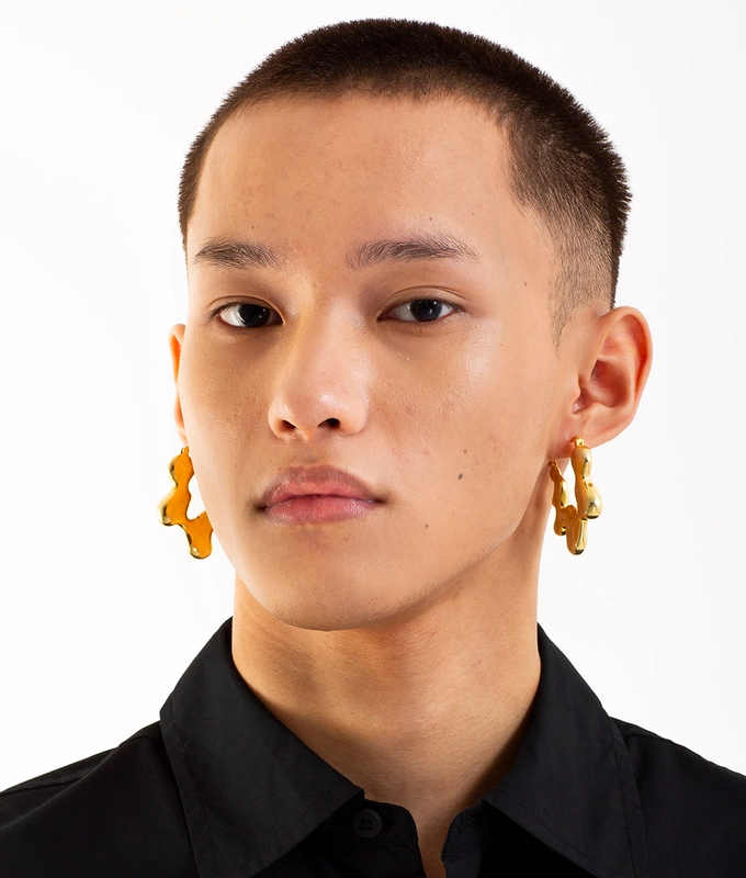 Drippy Hoop Earrings