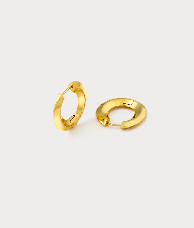 Round Hoop Earrings- Big