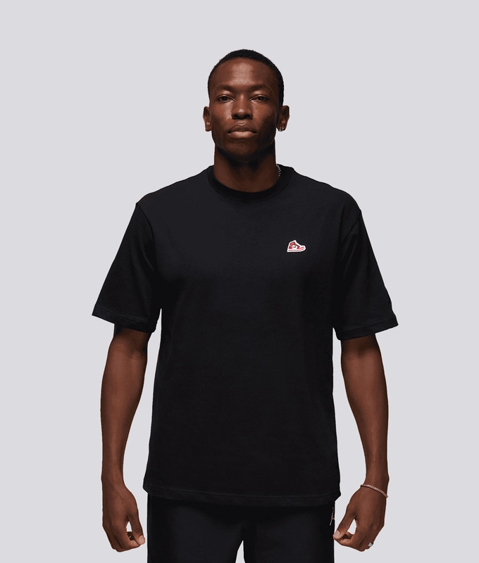 Jordan Sneaker Patch Short Sleeve Crew Tee