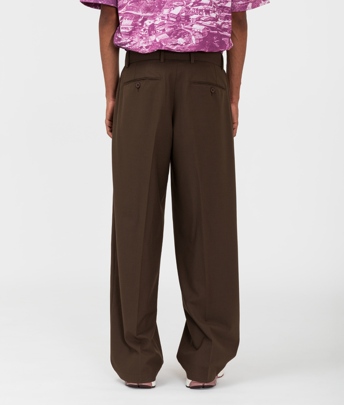 Wide Leg Pleated Pants