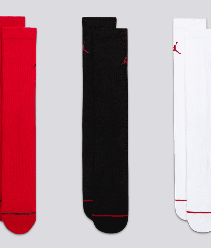 Everyday Cushioned Poly Crew Socks 3 Pairs