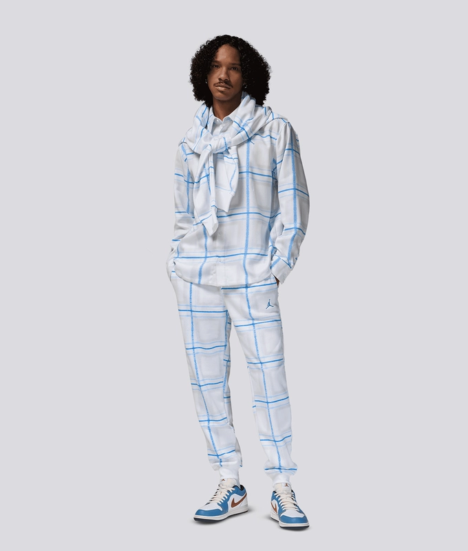 Jordan Essentials Plaid Flannel Top