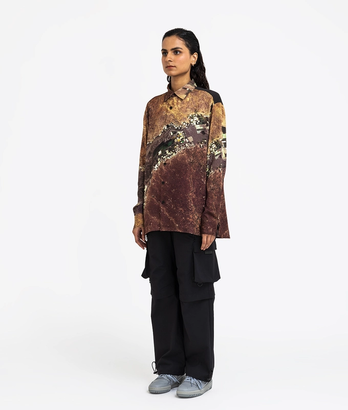 Printed Long Sleeve Shirt