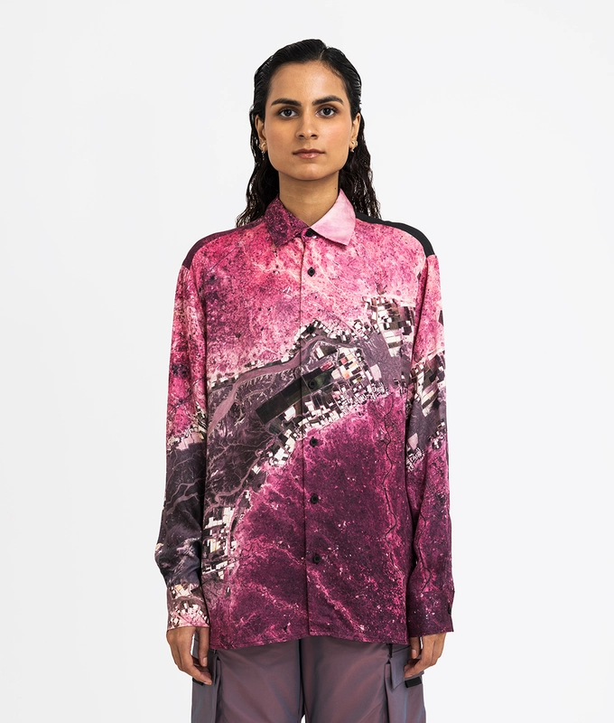 Printed Long Sleeve Shirt