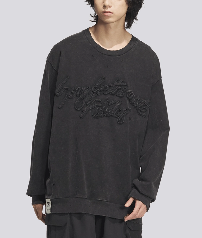 X Song For The Mute Long Sleeve Applique Tee