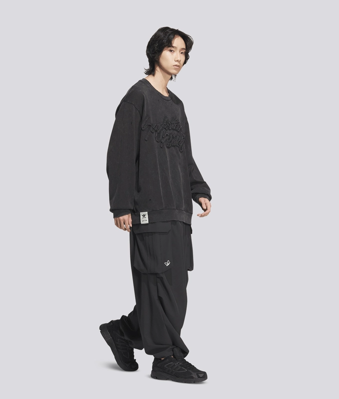 X Song For The Mute Long Sleeve Applique Tee