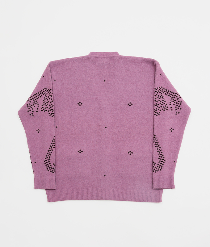 Jacquard Knit Cardigan