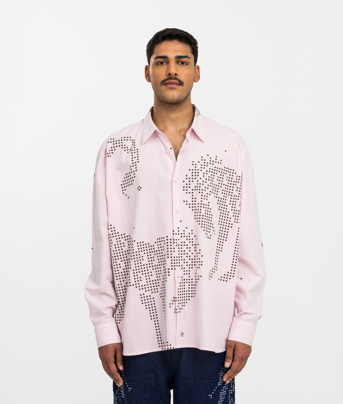 Printed Long Sleeve Shirt