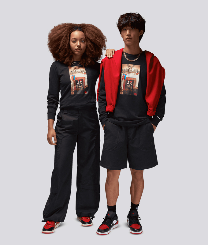 Jordan Jumpman Long Sleeve Chimney T-Shirt