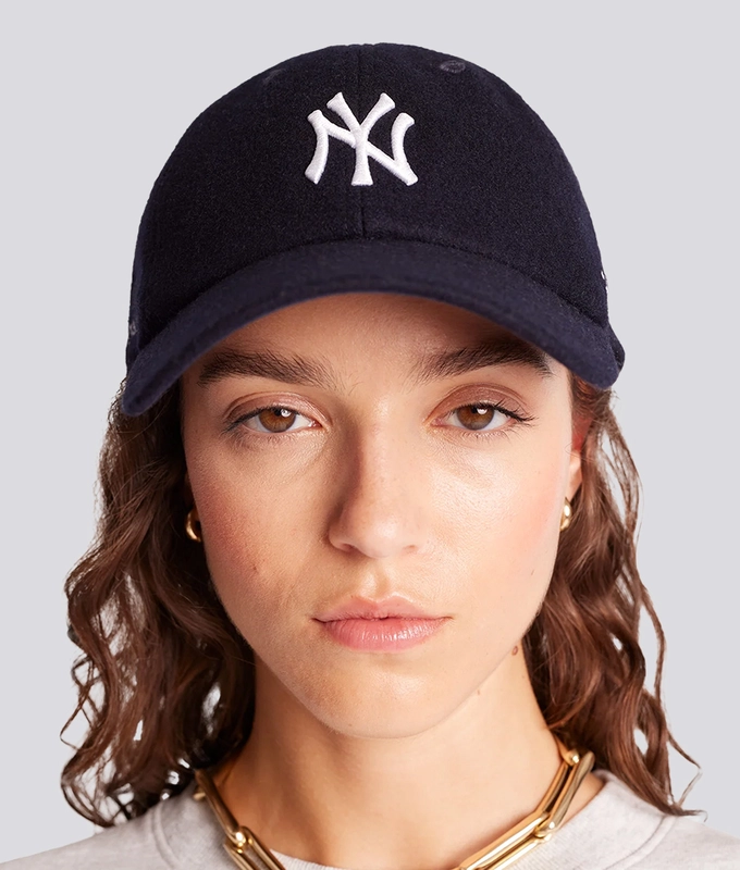 X Yankees Serif Wool Hat