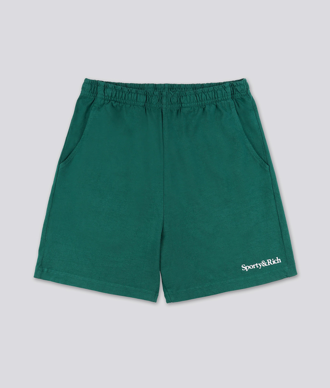 Serif Logo Gym Shorts
