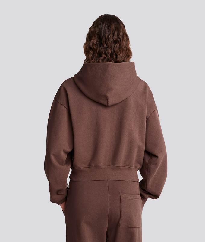 Health  Wellness Crest Cropped Hoodie