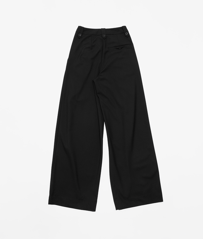 Wide Leg Pleated Pants