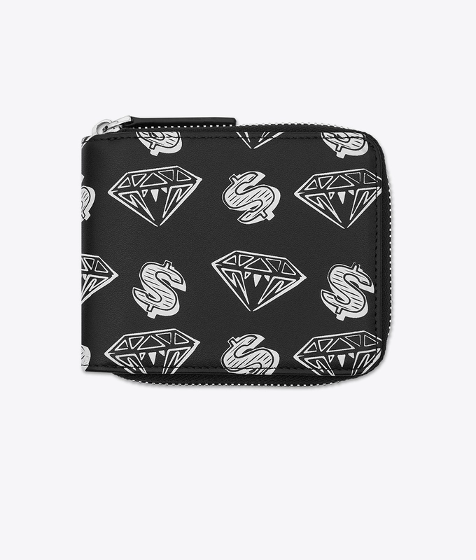 DIAMONDS  DOLLARS WALLET