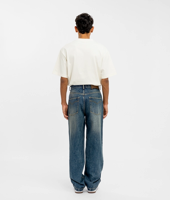 Straight Fit Denim Pants