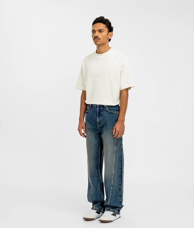 Straight Fit Denim Pants