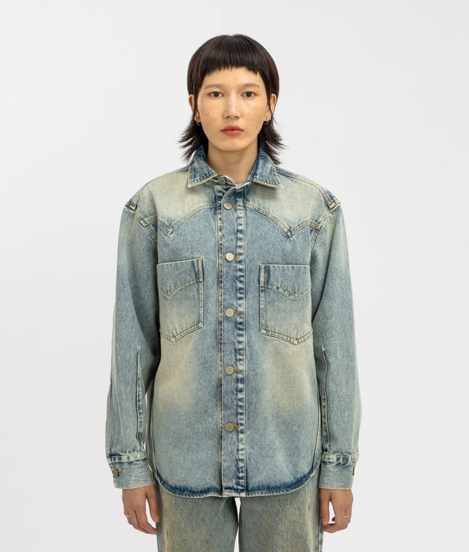 Denim Long Sleeve Shirt