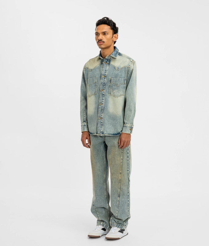 Denim Long Sleeve Shirt