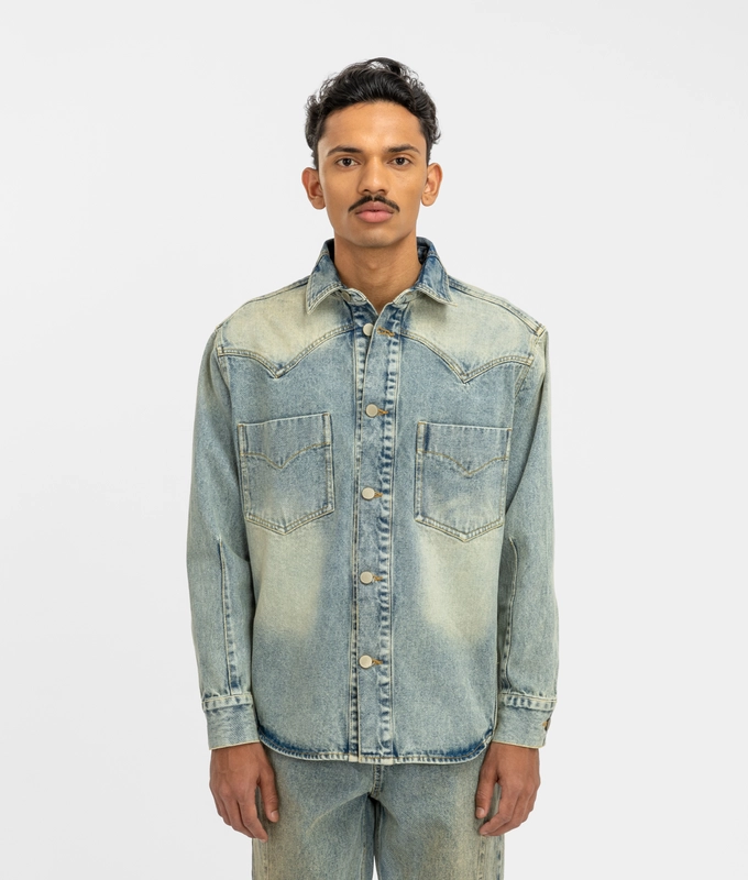 Denim Long Sleeve Shirt