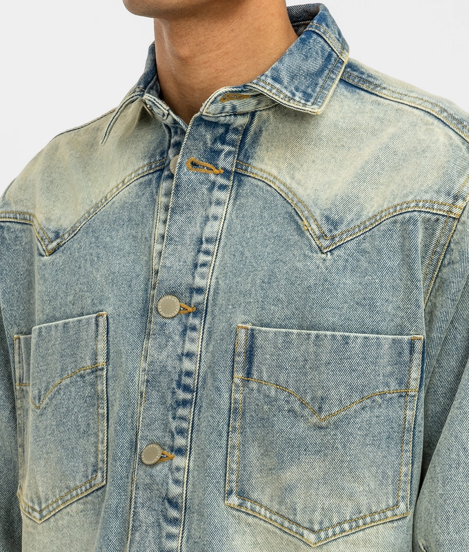 Denim Long Sleeve Shirt
