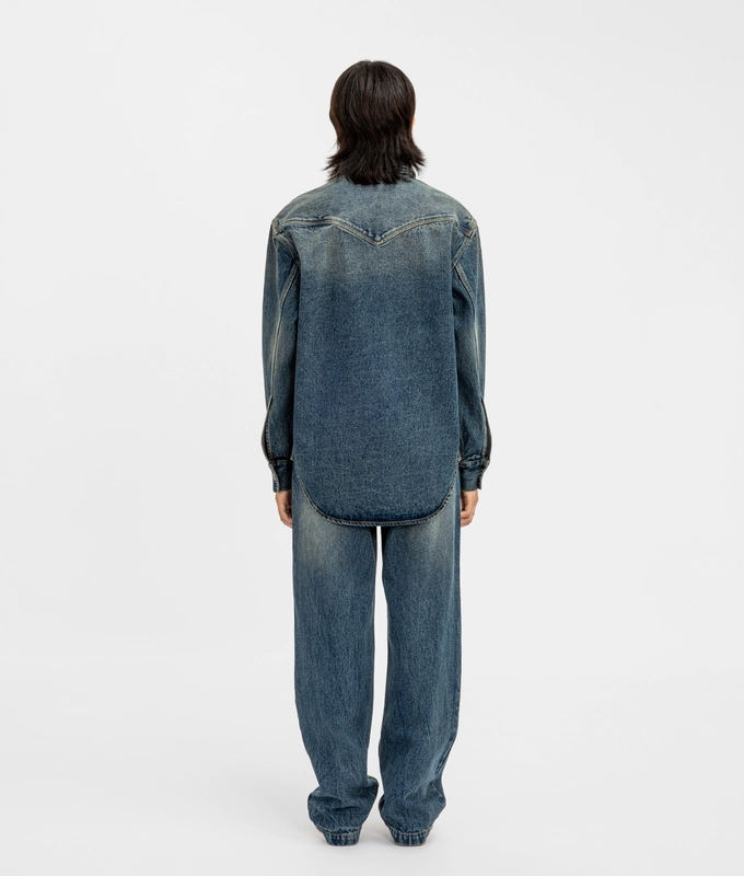 Denim Long Sleeve Shirt