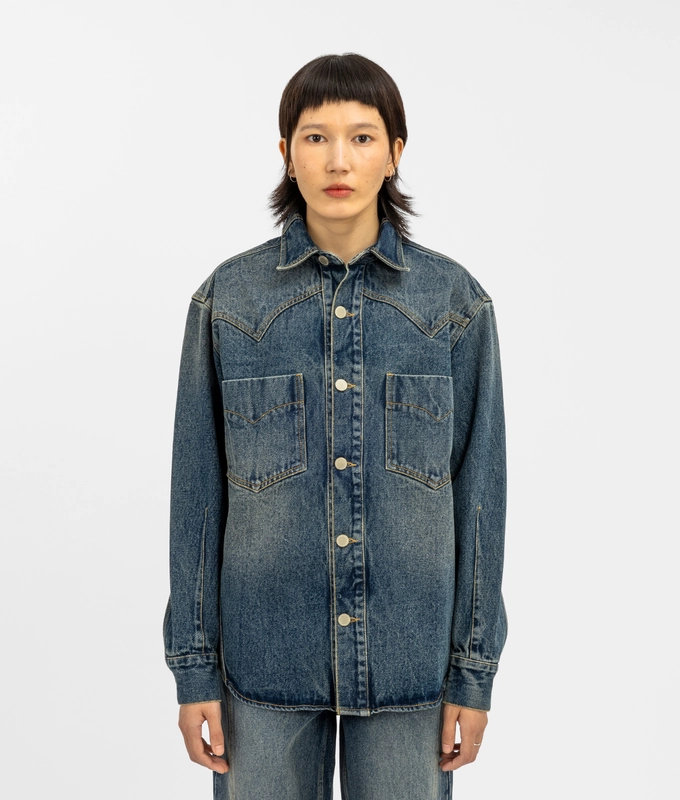 Denim Long Sleeve Shirt