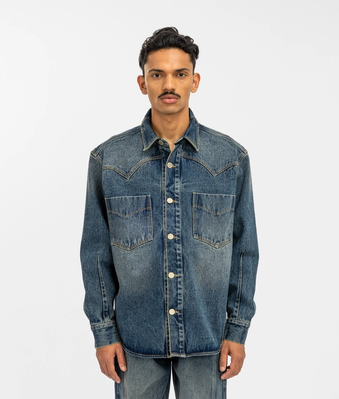 Denim Long Sleeve Shirt