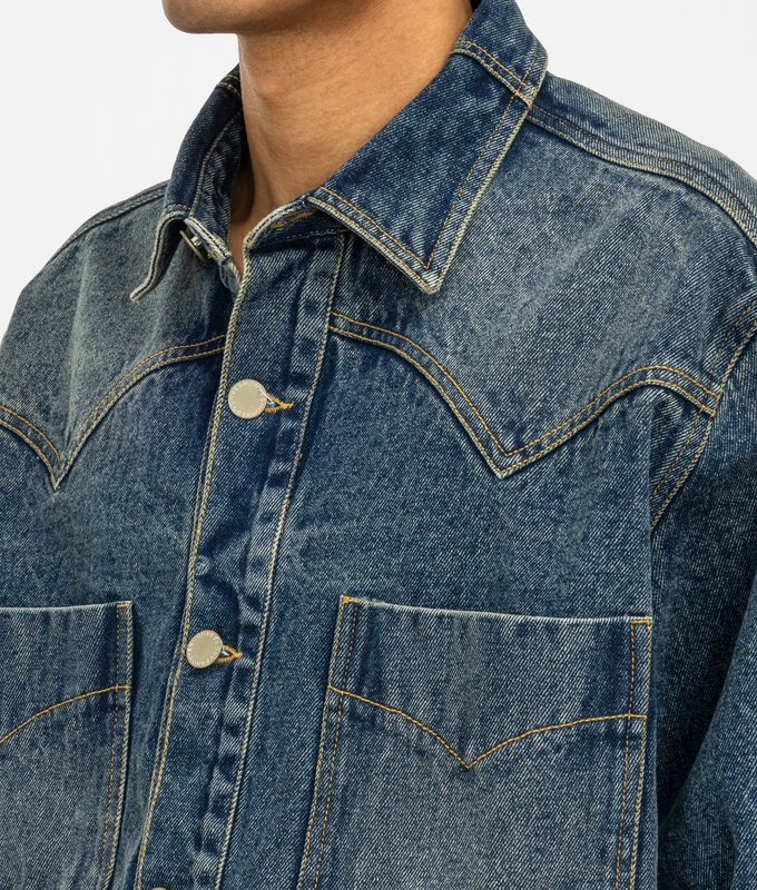 Denim Long Sleeve Shirt