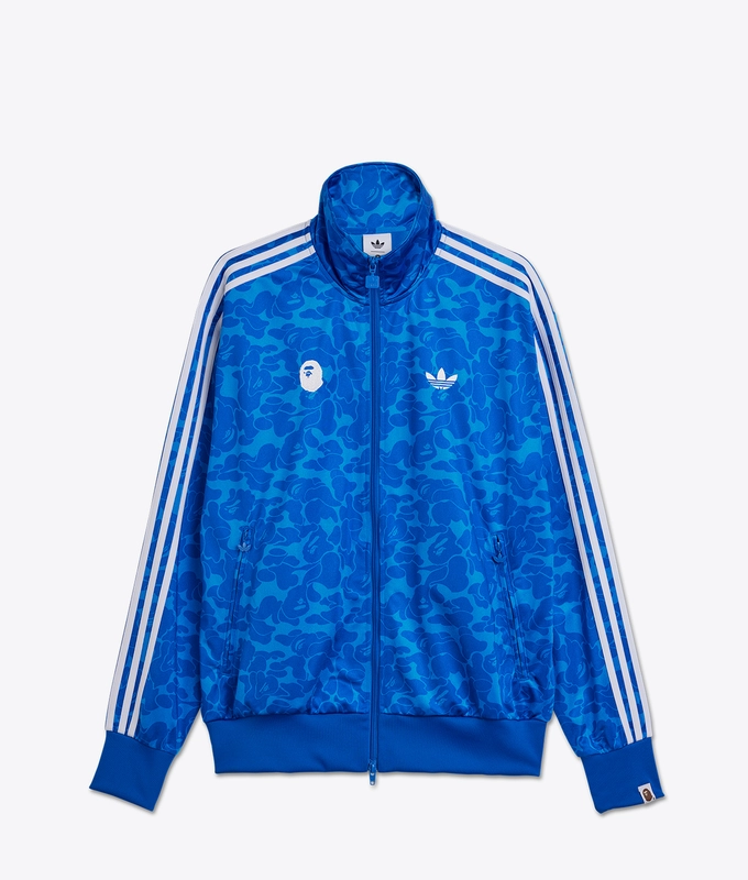 X BAPE PRINTED TRACK TOP