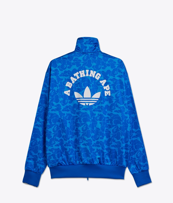X BAPE PRINTED TRACK TOP