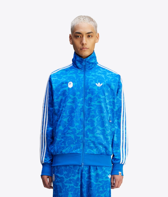 X BAPE PRINTED TRACK TOP