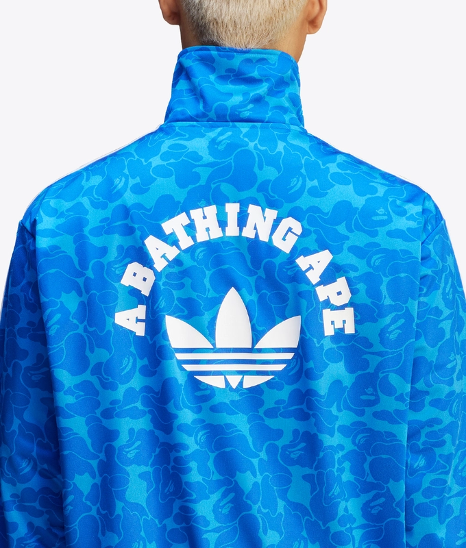 X BAPE PRINTED TRACK TOP