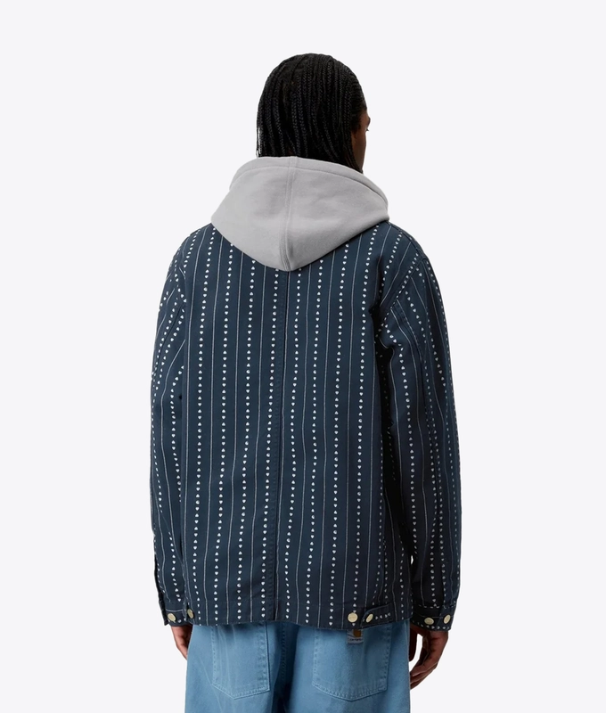DREWE CHORE PINSTRIPE COAT