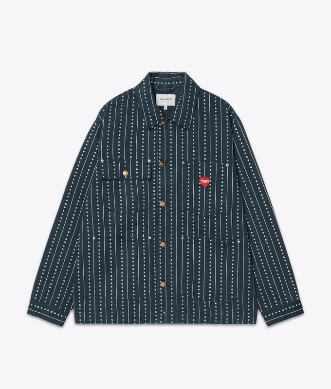 DREWE CHORE PINSTRIPE COAT