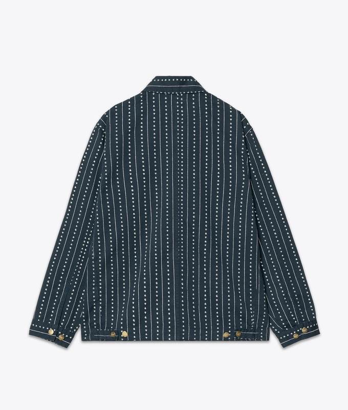 DREWE CHORE PINSTRIPE COAT