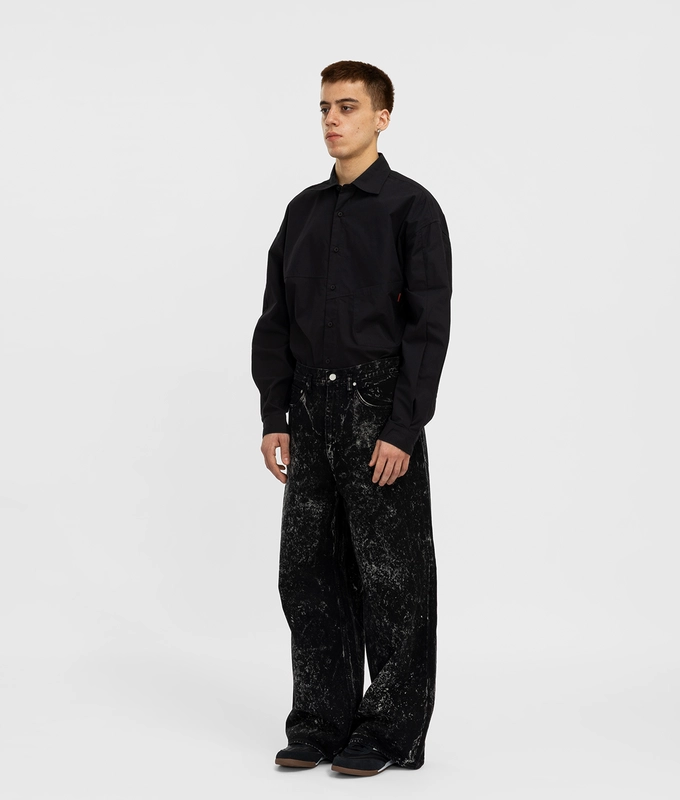 BLEACHED ORDINARY CITY STRAIGHT PANT