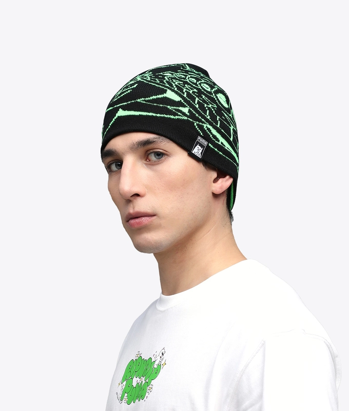 X RIPNDIP REVERSABLE SKULL BEANIE