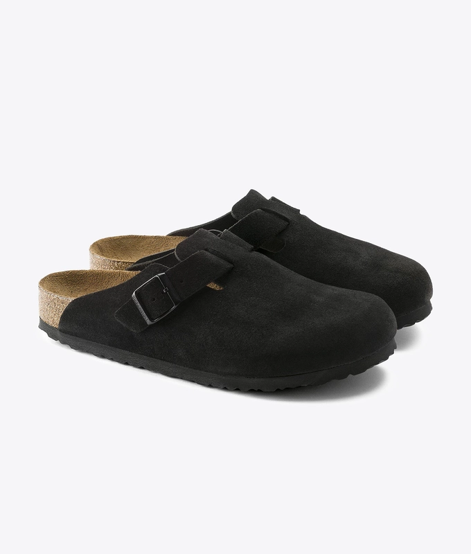 BOSTON SOFT FOOTBED SUEDE LEATHER