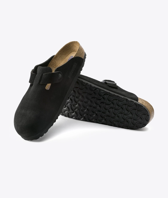 BOSTON SOFT FOOTBED SUEDE LEATHER