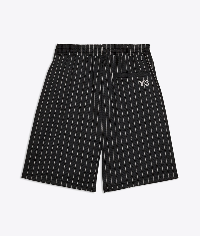 PINSTRIPE MESH SHORT