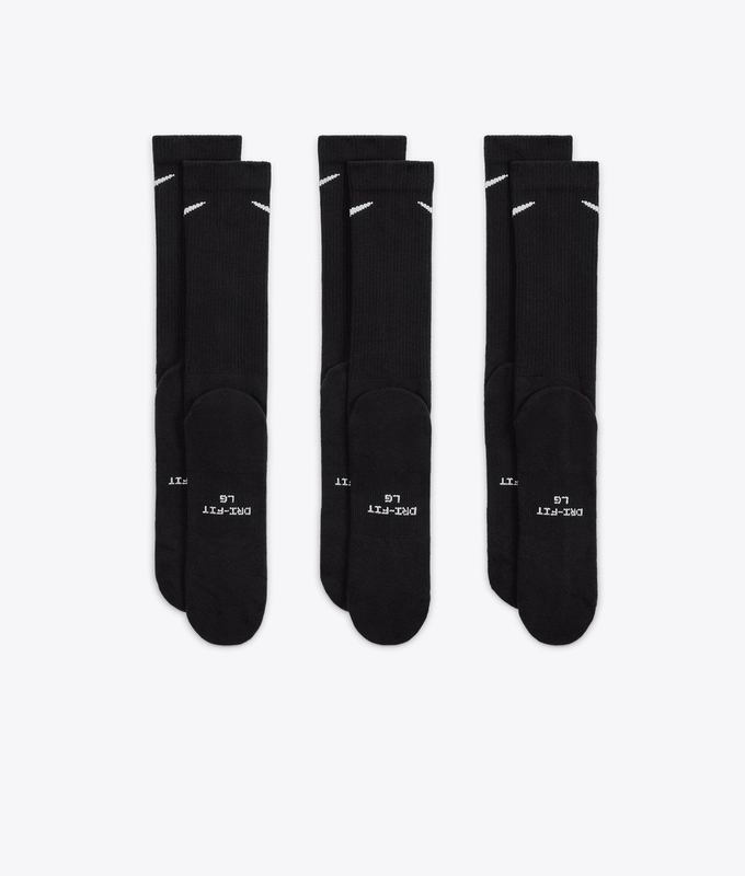 EVERYDAY ELEVATED CREW SOCKS 3 PAIRS