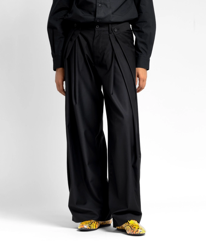 Pleated Pants