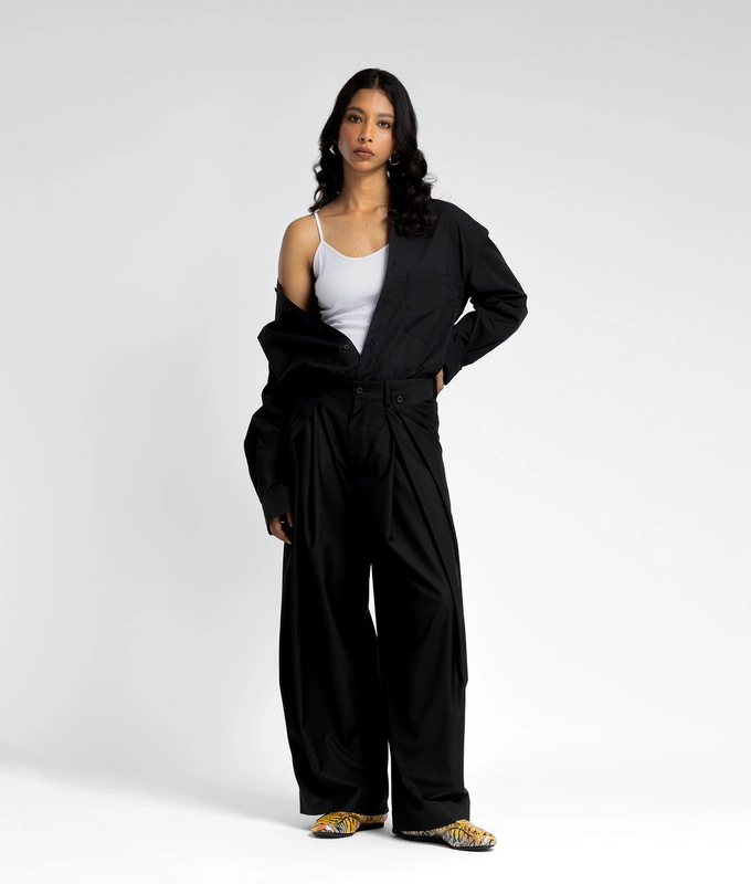 Pleated Pants