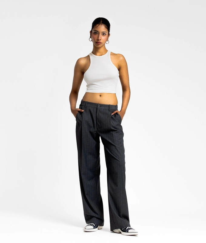 Wide Leg Pleated Pants
